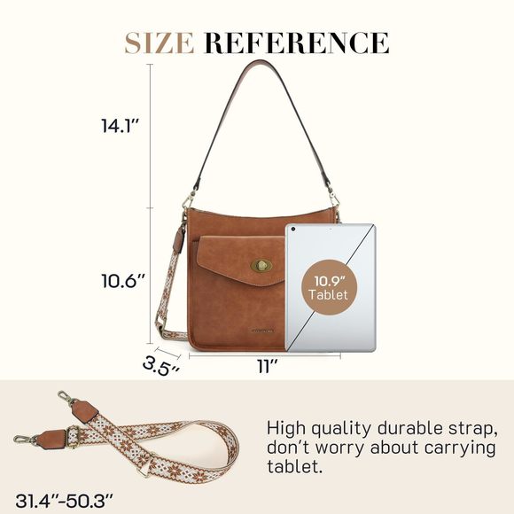 Hobo Bag Purses And Handbags Top Handle Handbags With Pocket Zier XD - Picture 5 of 9